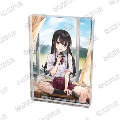 ライトノベル展2025 A7アクリルブロック 転校先の清楚可憐な美少女が、昔男子と思って一緒に遊んだ幼馴染だった件