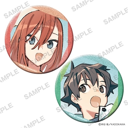 仲谷鳰 POP UP SHOP きらきら缶バッジセット 神さまがまちガえる 描き下ろし