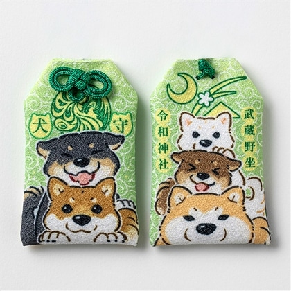 ドベとノラ　御守り 柴犬と秋田犬