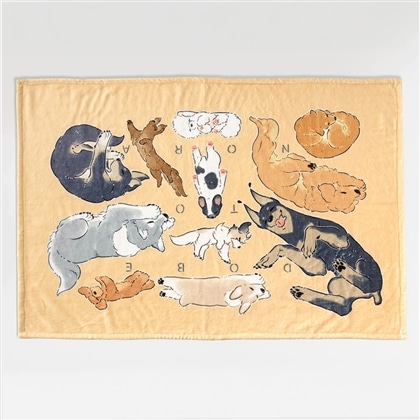 ドベとノラ　ブランケット イエロー