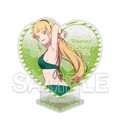 LoveLive! Days 2026年1月号『ラブライブ！スーパースター!!』ハート型ラメ入りアクリルスタンド 平安名すみれ