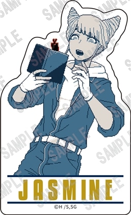 「都市伝説解体センター×角川文庫・角川ホラー文庫」ダイカットステッカー　ジャスミン