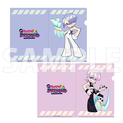 「New PANTY ＆ STOCKING with GARTERBELT」クリアファイルセット ポリエステル＆ポリウレタン