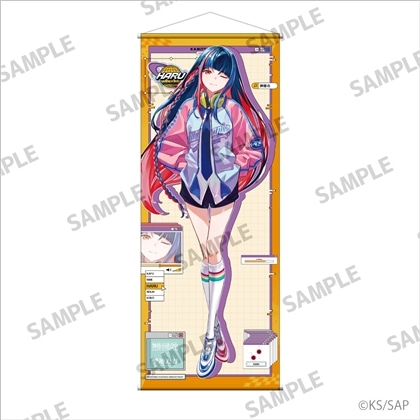 神椿市建設中。 等身大タペストリー 朝主 派流