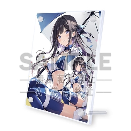 電撃萌王2026年2月号誌上通販 2月号表紙図書カードNEXT・karory【台座付き】