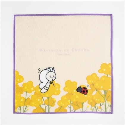 まっしろなちょうちょ　タオルハンカチA