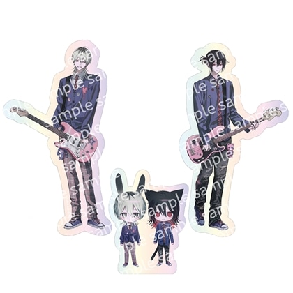オーロラステッカーセット　PINK/NAVY TRAD. CLUB ver.　666DOPES