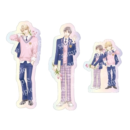 オーロラステッカーセット　PINK/NAVY TRAD. CLUB ver.　タクミくんシリーズ