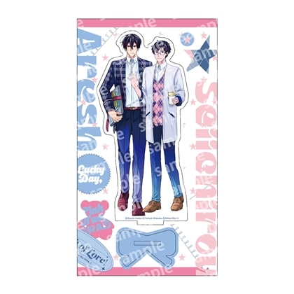 アクリルスタンド　PINK/NAVY TRAD. CLUB ver.　異世界の沙汰は社畜次第