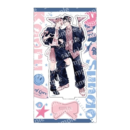 アクリルスタンド　PINK/NAVY TRAD. CLUB ver.　ピンクにきゅんしていいですか