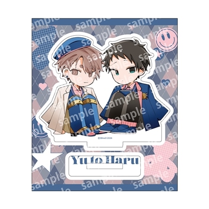 アクリルスタンド　デフォルメ　PINK/NAVY TRAD. CLUB ver.　悠と晴