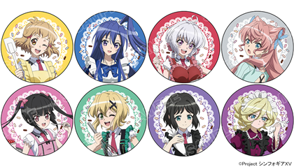 『戦姫絶唱シンフォギアＸＶ』POP UP SHOP トレーディング缶バッジ　pack