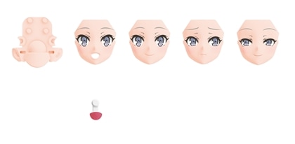 KADOKAWA PLASTIC MODEL SERIES 「青春ブタ野郎」シリーズ 桜島麻衣 / 桜島麻衣 DX ver. 顔パーツセット