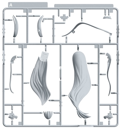 KADOKAWA PLASTIC MODEL SERIES 「Re:ゼロから始める異世界生活」 エミリア / エミリア DX ver. Aパーツ