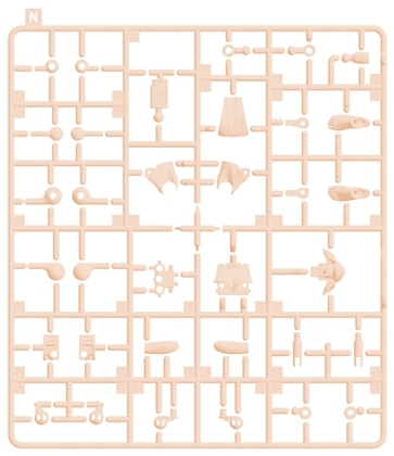 KADOKAWA PLASTIC MODEL SERIES 「Re:ゼロから始める異世界生活」 エミリア / エミリア DX ver. Nパーツ