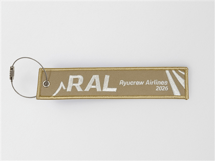 Ryucrew Airlines フライトタグ 2026 ベージュ