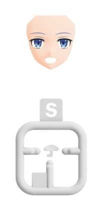 KADOKAWA PLASTIC MODEL SERIES 「無職転生2 ～異世界行ったら本気だす～」 ロキシー・ミグルディア / ロキシー・ミグルディア DX ver. 表情パーツ 笑顔(口開け)