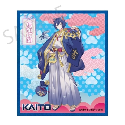 「初音ミク×招き猫×真夏の熊谷」 アクリル色紙 KAITO Art by イコモチ