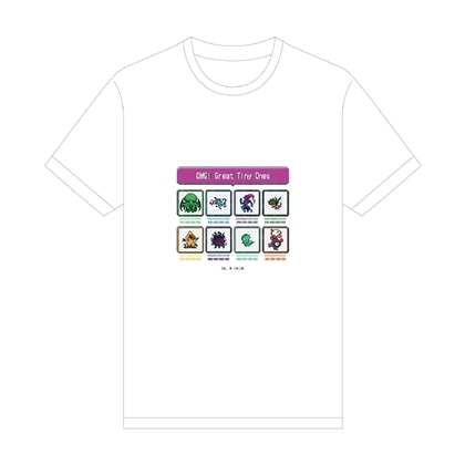 「ちいちゃきもの」Tシャツ　白（Mサイズ）