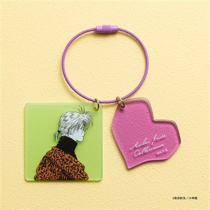 BANANA FISH ダブルアクリルキーリング ③アッシュA（ハート）