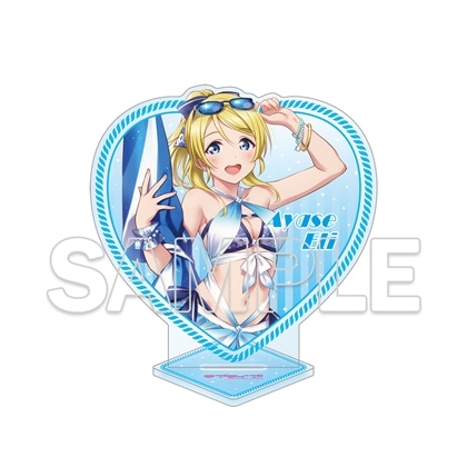 LoveLive! Days 2026年4月号『ラブライブ！』ハート型ラメ入りアクリルスタンド　絢瀬絵里