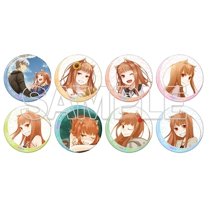 『狼と香辛料』原作20周年記念 トレーディングホログラム缶バッジ