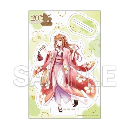 『狼と香辛料』原作20周年記念 アクリルフィギュア 着物ver.