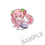 桜ミク×弘前さくらまつり2026 アクリルプロップ＆スタンド 弘南鉄道電車 Art by 三つ海