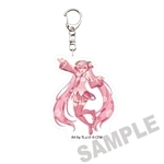 桜ミク×弘前さくらまつり2026 ダイカットアクリルキーホルダー Art by ちょけ