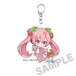 桜ミク×弘前さくらまつり2026 ダイカットアクリルキーホルダー トゲクリガニ Art by 三つ海