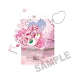 桜ミク×弘前さくらまつり2026 スライドアクリルキーホルダー Art by iXima