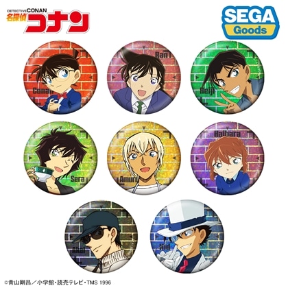 名探偵コナン ビジュアルホログラム缶バッジ Vol.1