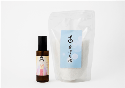 ハッピー.三姉妹 菊理姫様の香りアロマスプレーと身守り塩