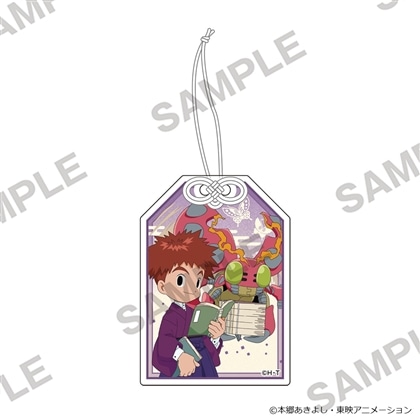 デジモンアドベンチャー アクリルお守りキーホルダー 泉光子郎＆テントモン