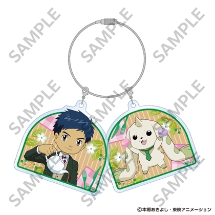 デジモンテイマーズ 2連ペアアクリルキーホルダー お茶会Ver. 李健良＆テリアモン