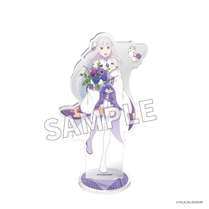 「Re:ゼロから始める異世界生活」アクリルスタンドフィギュア Flower＆Balloon ver. エミリア