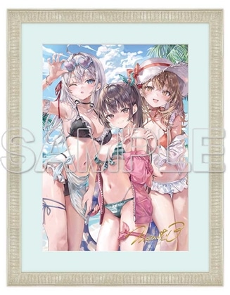 『時々ボソッとロシア語でデレる隣のアーリャさん』複製サイン入りB4キャラファイングラフ