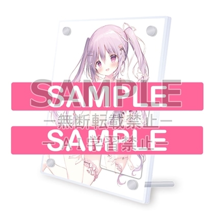 電撃おとなの萌王Vol.15誌上通販 しらたま描き下ろし表紙図書カードNEXT【台座付き】