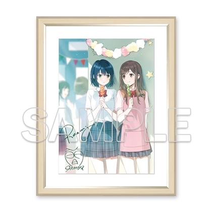 『安達としまむら』キャラファイングラフ 著者＆イラストレーター複製サイン入り 2026