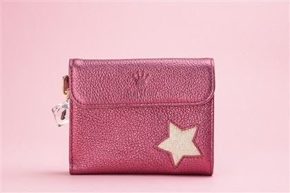 Amanda A mah　隕石チャーム付き New STAR magenta ウォレット