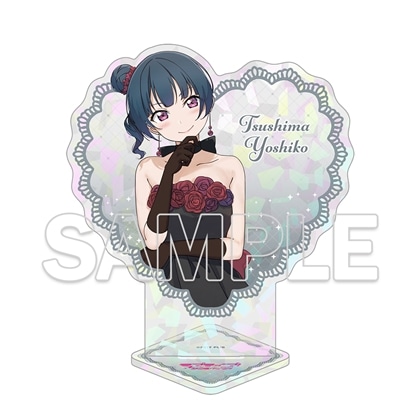 LoveLive! Days 2026年6月号 『ラブライブ！サンシャイン!!』ハート型ラメ入りアクリルスタンド Aqours　善子