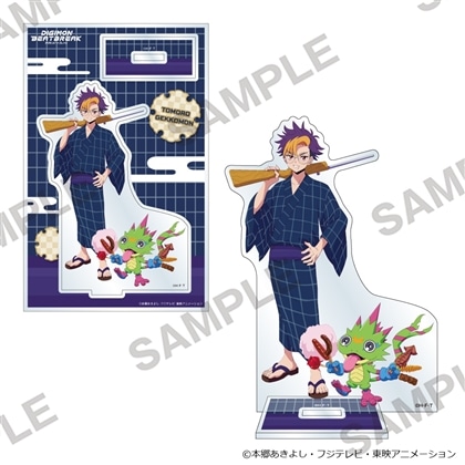 DIGIMON BEATBREAK アクリルスタンド お祭りVer. 天馬トモロウ＆ゲッコーモン