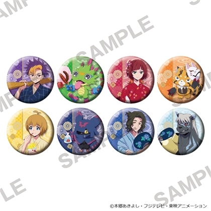 DIGIMON BEATBREAK キラキラ缶バッジ お祭りVer. Box