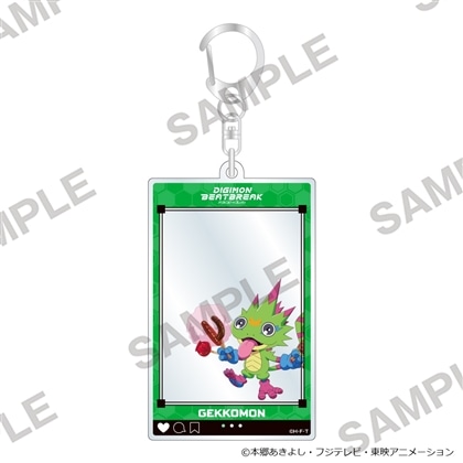 DIGIMON BEATBREAK フレームアクリルキーホルダー お祭りVer. ゲッコーモン