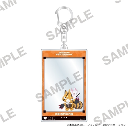 DIGIMON BEATBREAK フレームアクリルキーホルダー お祭りVer. プリスティモン