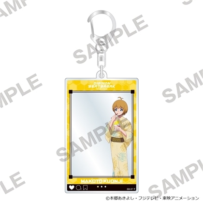 DIGIMON BEATBREAK フレームアクリルキーホルダー お祭りVer. 久遠寺マコト