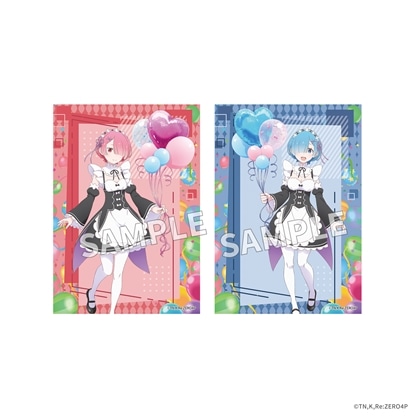 「Re:ゼロから始める異世界生活」ブロマイドセット Flower＆Balloon ver. ラム＆レム