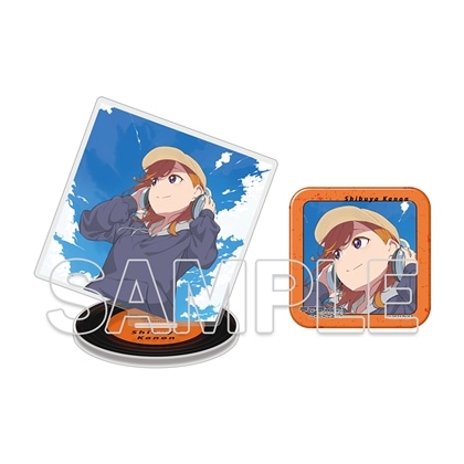 【会場先行】『ラブライブ！スーパースター!!』ましかくアクリルプレート＆缶バッジセット ～Behind the ”Aspire”～　澁谷 かのん