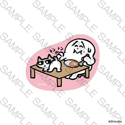 「ねことしもべ」ステッカー かげまるとしもべ＜描きおろし＞