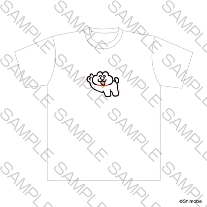 「ねことしもべ」Tシャツ　ゆびさし